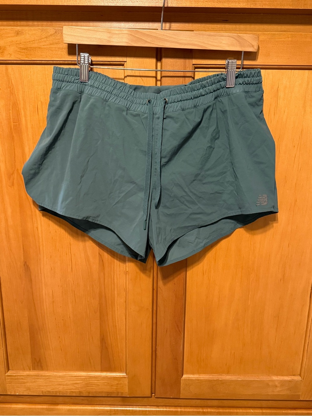 New Balance Green Athletic Running Shorts